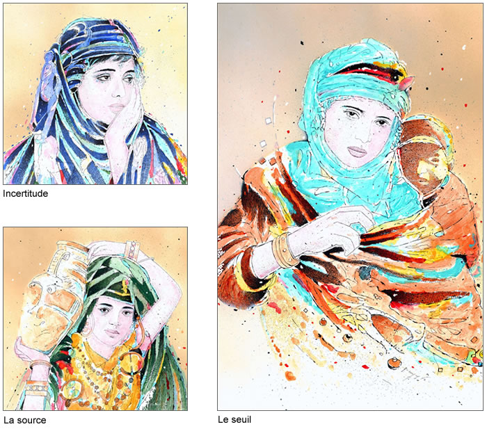 Portraits de femmes par Farid Benyaa