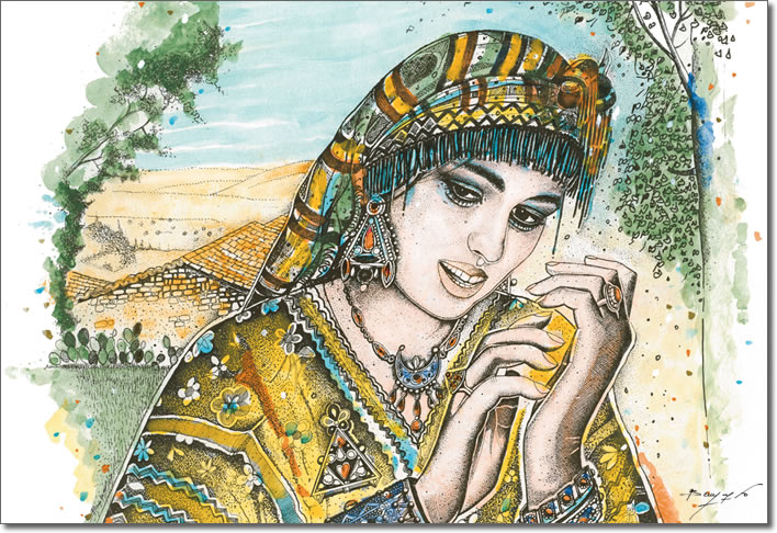 Portrait femme de Béjaïa